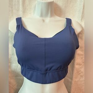 Oiselle Queen Bra, blue, 34D